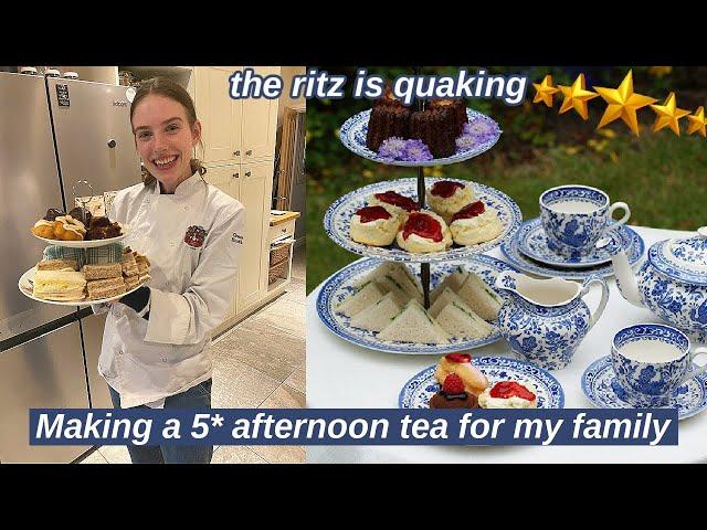 I made a 5* afternoon tea for my family