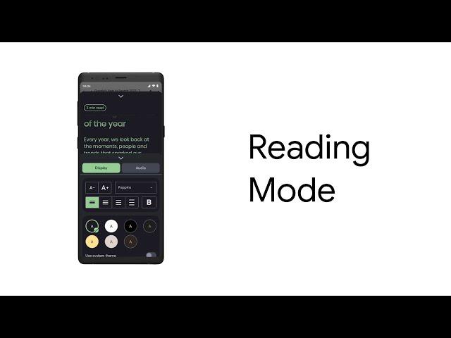 How to use Reading Mode