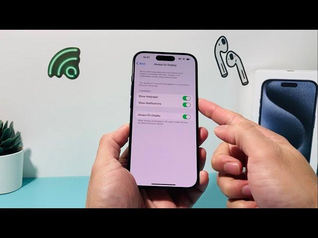 iPhone 15 Pro Always On Display How to Turn OFF / On