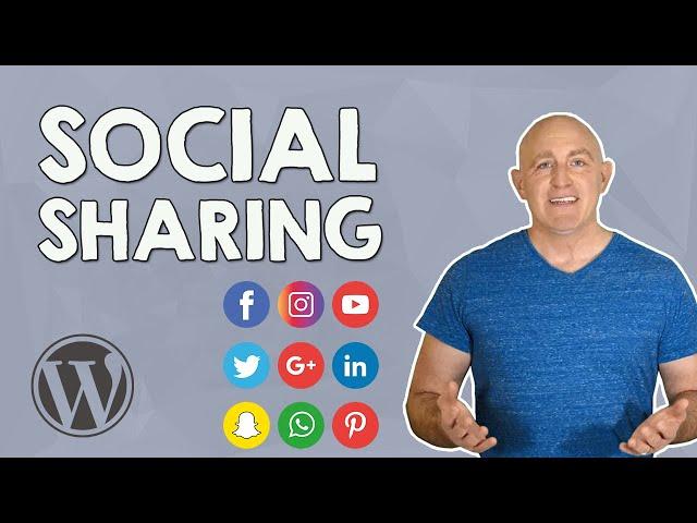 How to Add Social Share buttons on WordPress | Social Media Sharing on your WordPress Website