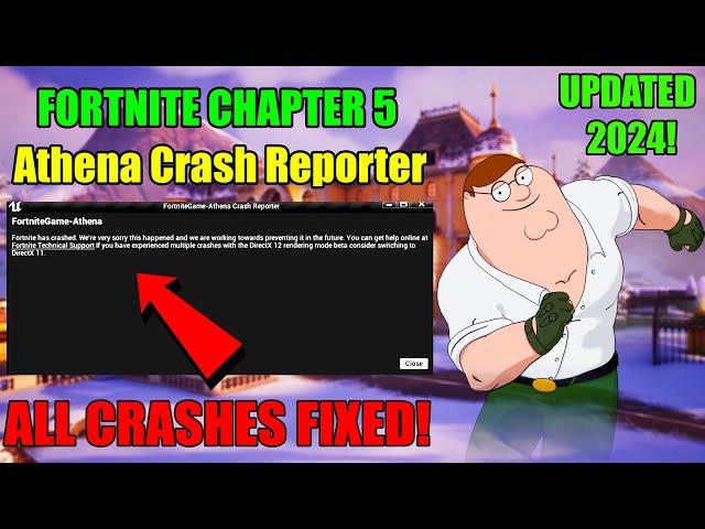 How to Fix All Crashes & Not launch in Fortnite Chapter 5 | FortniteGame Athena Crash Reporter