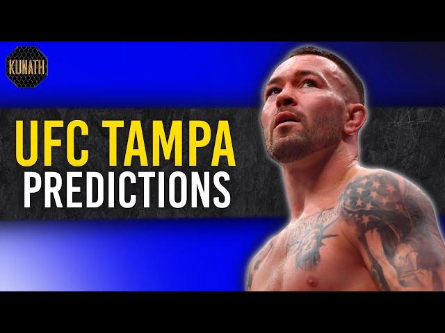 UFC TAMPA PREDICTIONS | UFC TAMPA FULL CARD BREAKDOWN