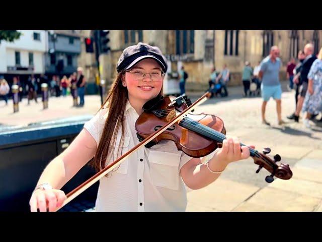 Listen To Your Heart - Roxette | Violin Cover by Holly May Violin (Street Performance)