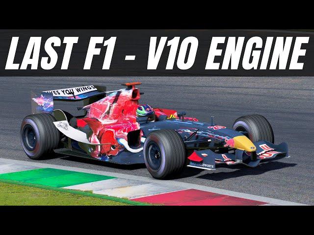 The last F1 CAR with V10 ENGINE