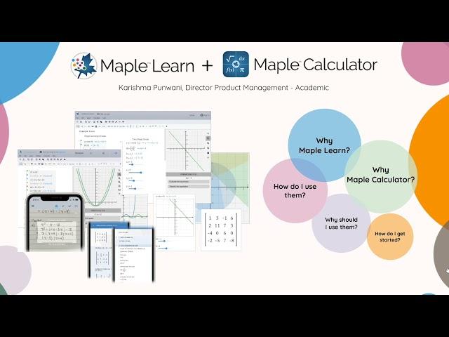 Next Steps with Maple Learn Maple and Calculator