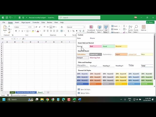 How to Change Your Column HeadIng Font Style in Excel