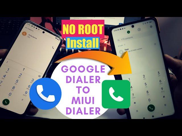 Replace Google Dialer to MIUI Dialer No ROOT | How To Install Mi Dailer on Poco & Xiaomi Phones