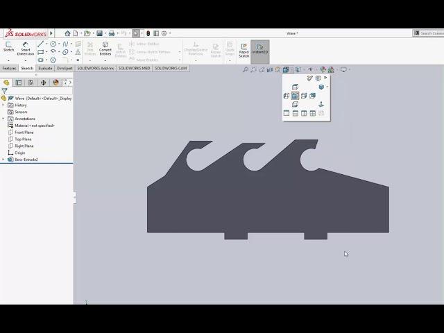 Converting a Solidworks part into a DXF file