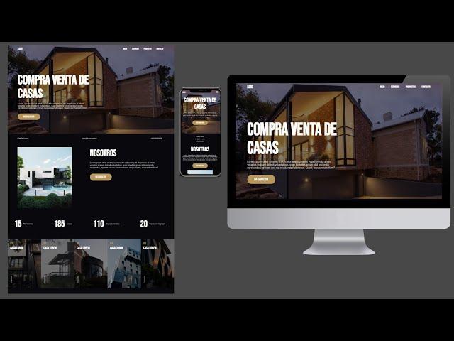 como CREAR una PAGINA WEB SOLO con HTML y CSS 