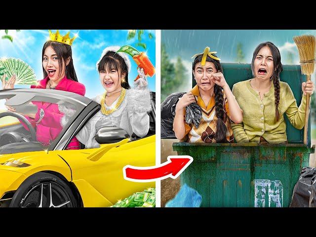 Giga Rich Family Became Giga Poor Family - Funny Stories About Baby Doll Family