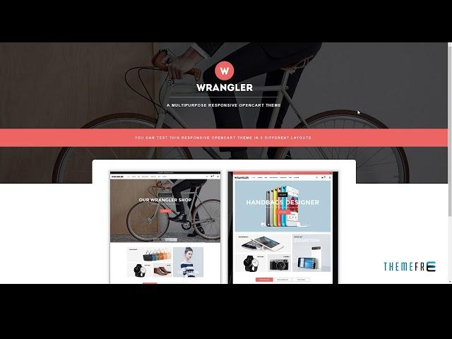 Wrangler - Fashion Store Responsive OpenCart Theme        Read Brice