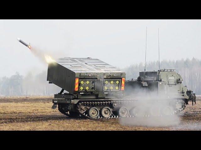 UK M270 MLRS (Multiple Launch Rocket System) Shoot and Scoot Mission