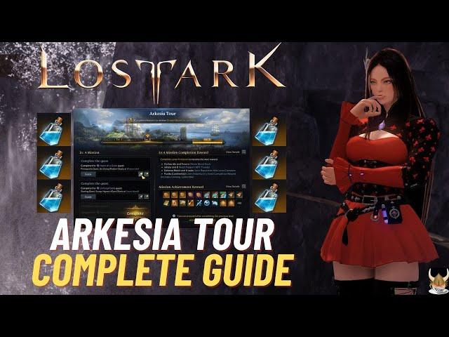 Lost Ark Horizontal Express Guide ~HOW TO COMPLETE THE ARKESIA TOUR SUPER SIMPLE AND EASY!~