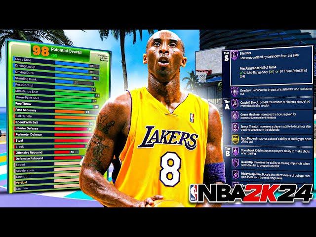 NBA 2K24 KOBE BRYANT BUILD - DEMIGOD 6'6 TWO WAY SCORING MACHINE