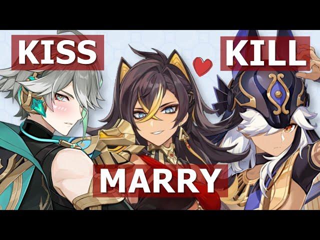 KISS MARRY KILL - GENSHIN IMPACT EDITION (ft. Minsleif)