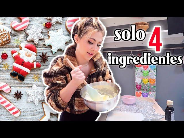 HACIENDO LAS MEJORES GALLETAS CON SOLO 4 INGREDIENTES  VLOGMAS | Lizy Vlogs