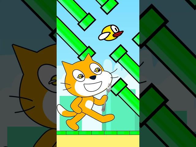 Как сделать Flappy Bird в Scratch за 1 минуту!