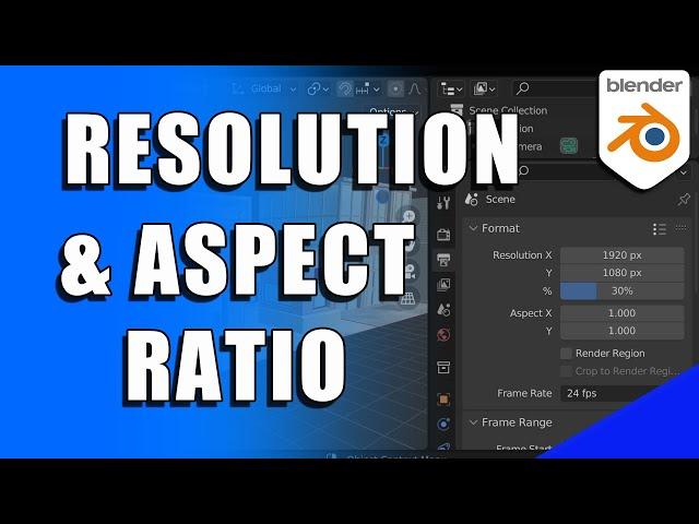 Blender Resolution & Aspect Ratio Settings Tutorial (Micro Tip)