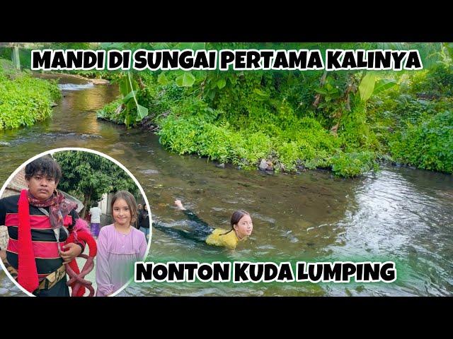 PERDANA MANDI DI SUNGAI & REAKSI MENONTON JARANAN