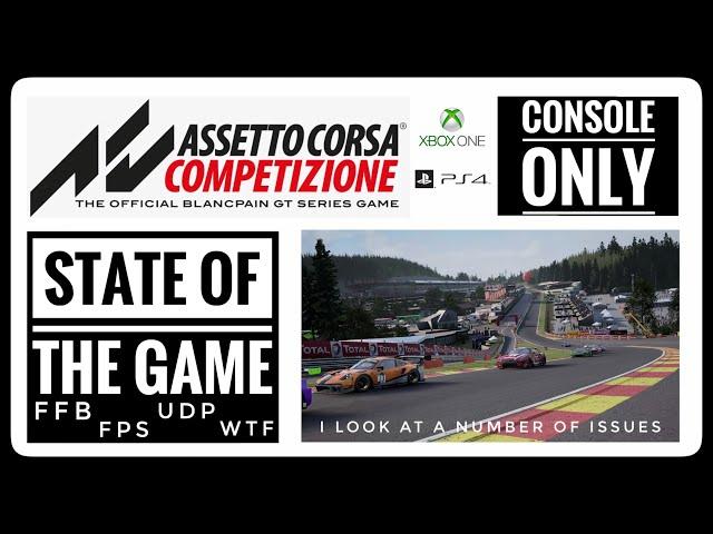 Assetto Corsa Competizione on Console - The state of the game