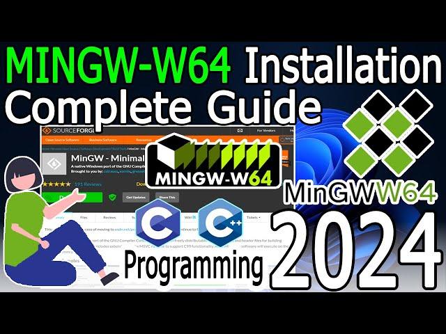 How to install MinGW w64 on Windows 10/11 [2024 Update] MinGW GNU Compiler for C C++ Programming