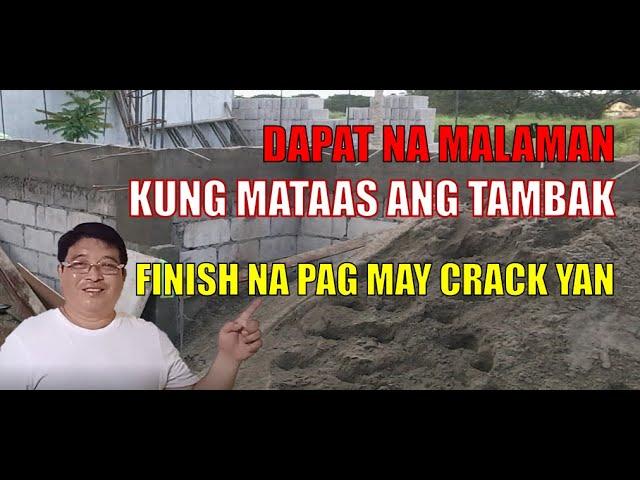 MATAAS NA TAMBAK- IWAS CRACK