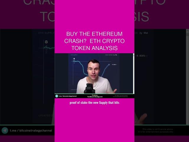 Buy The Ethereum Crash?  ETH Crypto Token Analysis