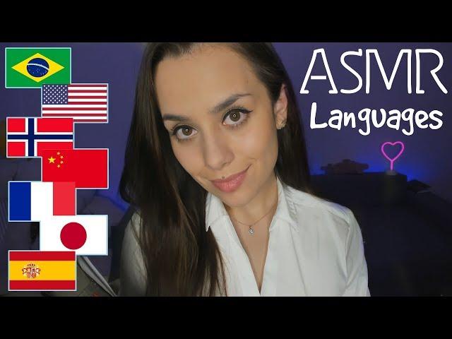 ASMR Different Languages Whispering | ASMR in 16 Different Languages 