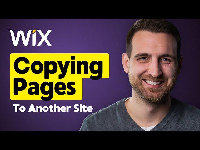 How to Copy a Page to Another Site on Wix