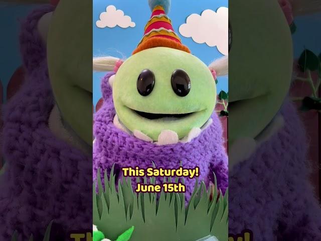 You're invited to Mona's birthday party! Mark your calendars  #livestream #nanalan #mona #nanala