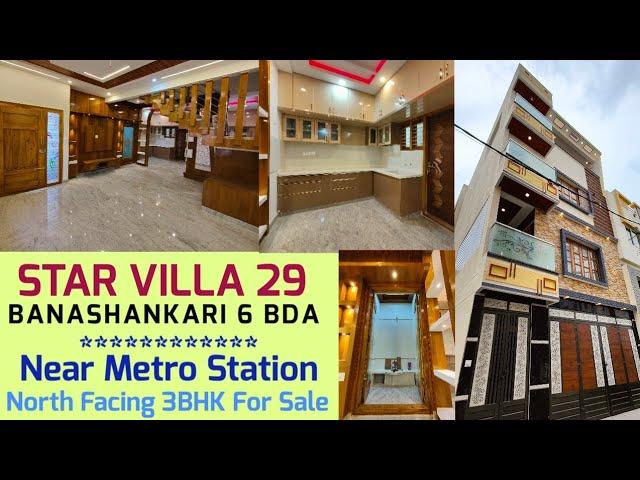 Star Villa 29 | North Facing 3BHK Home near Metro Station Banashankari