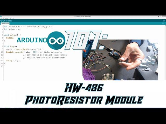 HW 486 Photoresistor Module   Arduino for beginners   Sensors