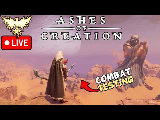 Ashes Of Creation - Testing Combat & Level 25 Classes