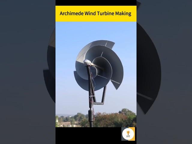 Spiral Wind Turbine Making #shorts