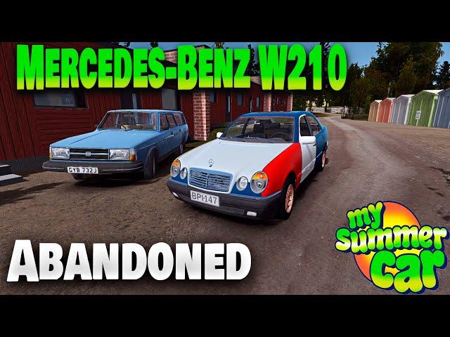 RESTORATION OF AN Abandoned MERCEDES W210 I My Summer Car