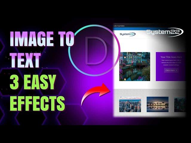 Divi Theme Image To Text 3 Easy Effects You Dont Know 