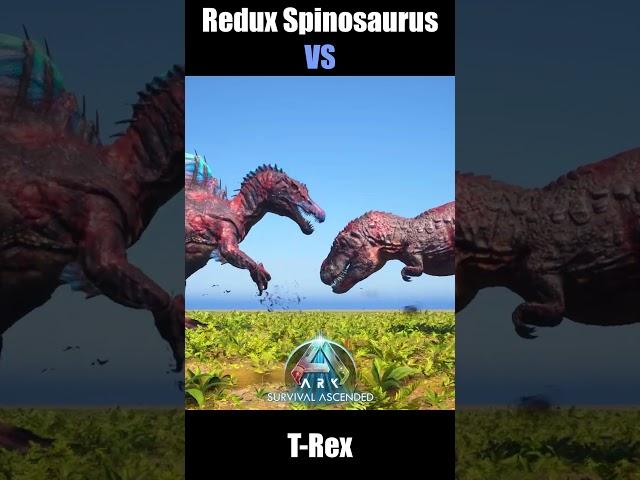 REDUX SPINOSAURUS vs T REX n. DEINOSUCHUS #Tyzaew #Short #ArkSurvivalAscended