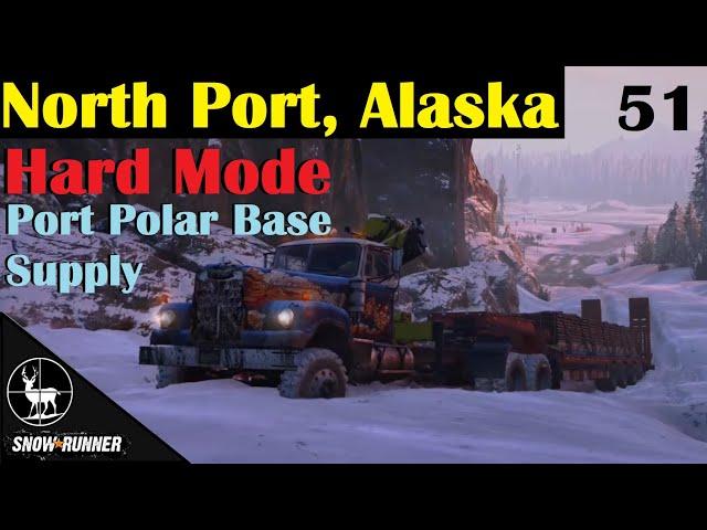 Port Polar Base Supply ️ SnowRunner Hard Mode ️ Alaska Contracts