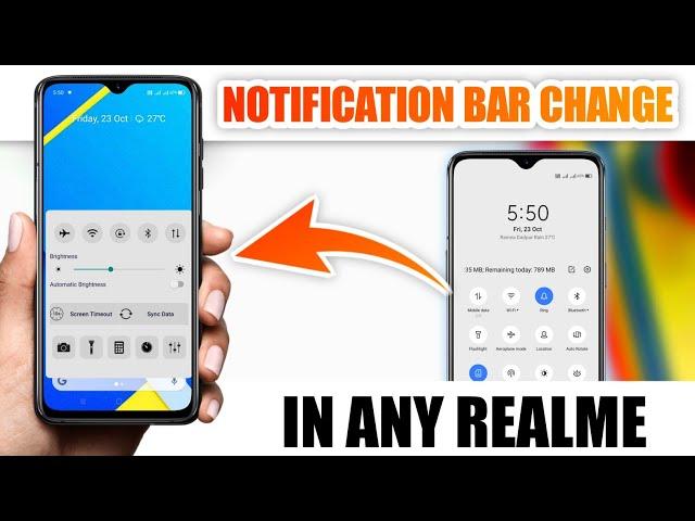 Realme New Setting - Now Enable Notification Panel Change Feature In Any Realme Device
