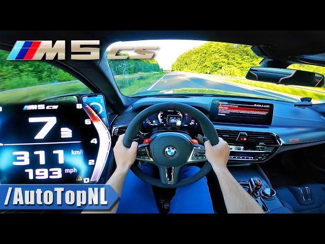 BMW M5 CS F90 | TOP SPEED on AUTOBAHN [NO SPEED LIMIT] by AutoTopNL