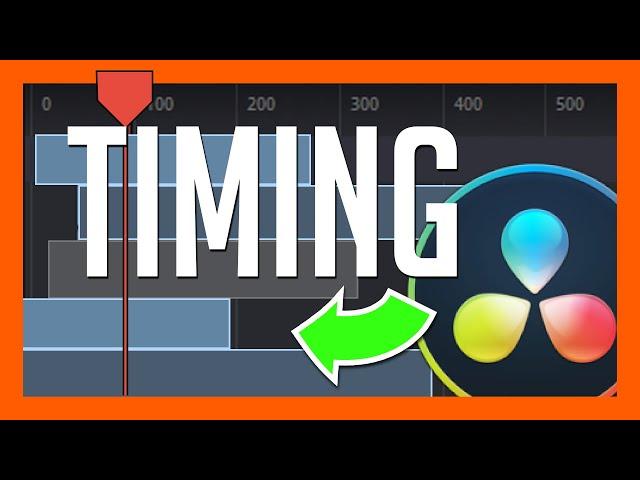 Adjust Timing In Fusion - DaVinci Resolve 16 Basics Tutorial