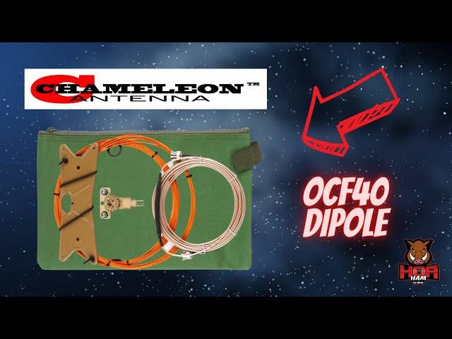 Chameleon Antenna CHA OCF40 Off Center fed Dipole Demonstration and Review