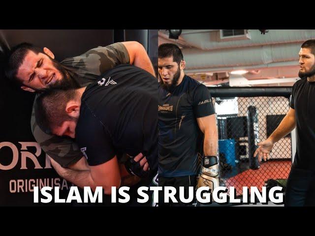 Islam Makhachev intense training Camp with Khabib for UFC 311