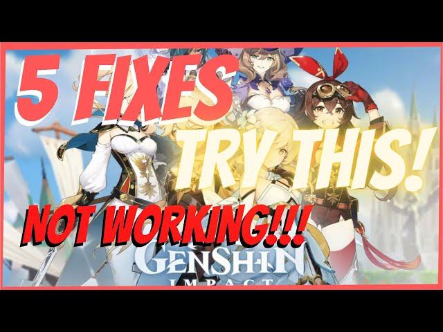 Genshin Impact PC Error/ Problems Fix 5 Tips! #genshinimpact #error #crashes #problems #fixes