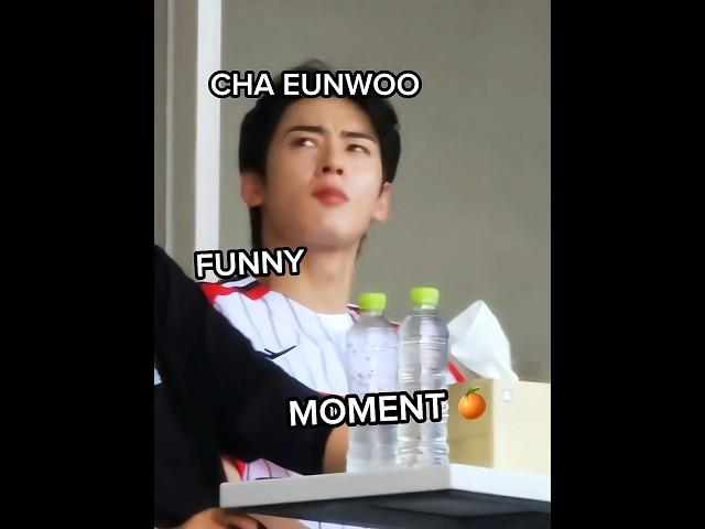 [240811] So funny  When Cha Eunwoo eats tangerines 