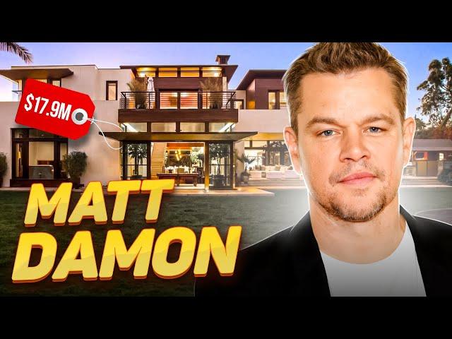 How Matt Damon lives and how much he earns