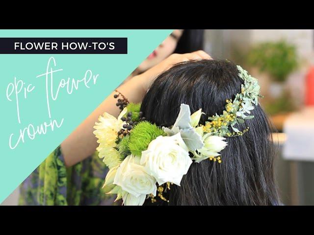 How to: Boho Bridal Flower Crown