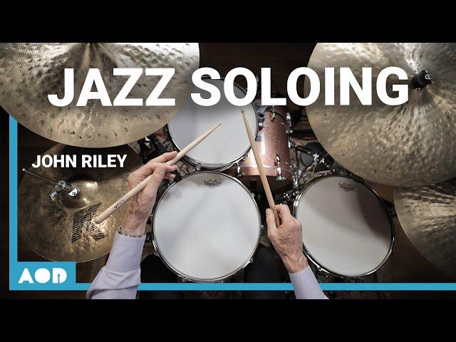 Soloing on Drums in a Jazz Context | Drum Lesson with John Riley