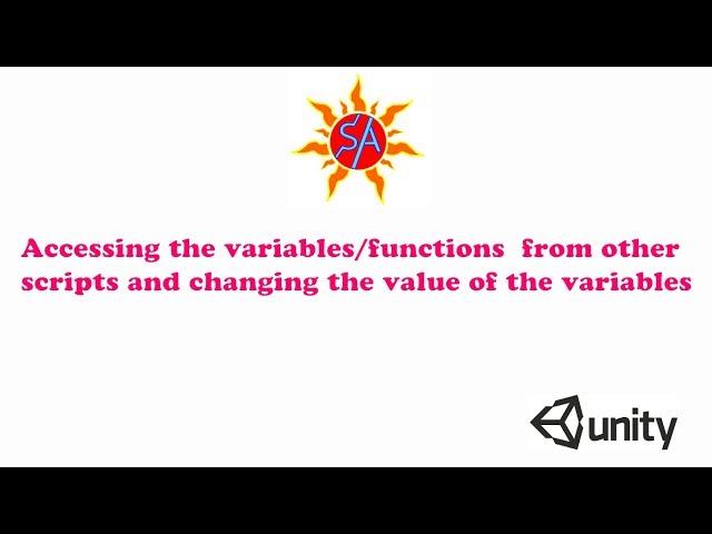 Accessing the variables/functions from other scripts and changing value of the variable