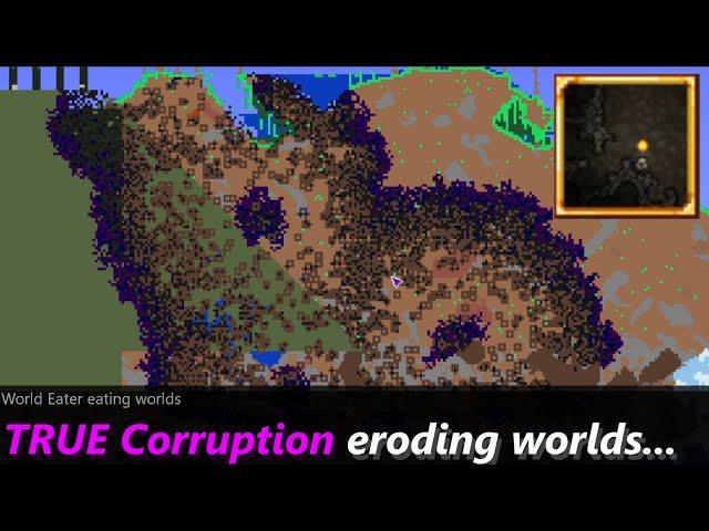 Corrupt your Terraria world with the TRUE corruption! ─ Infection biome (?) is here...